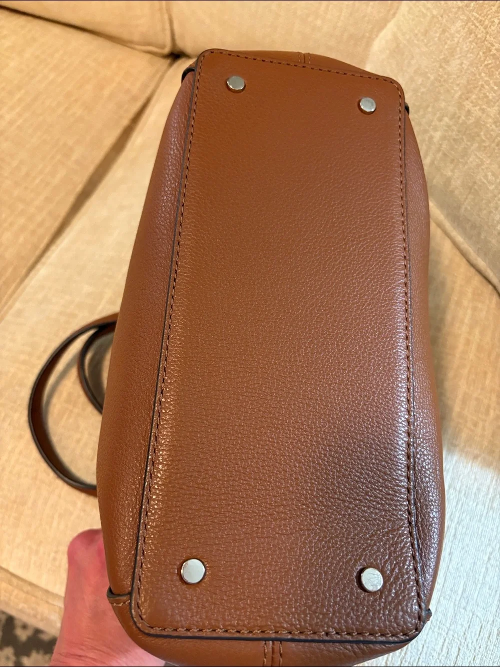 kate spade New York Brown Leather Tote Bag